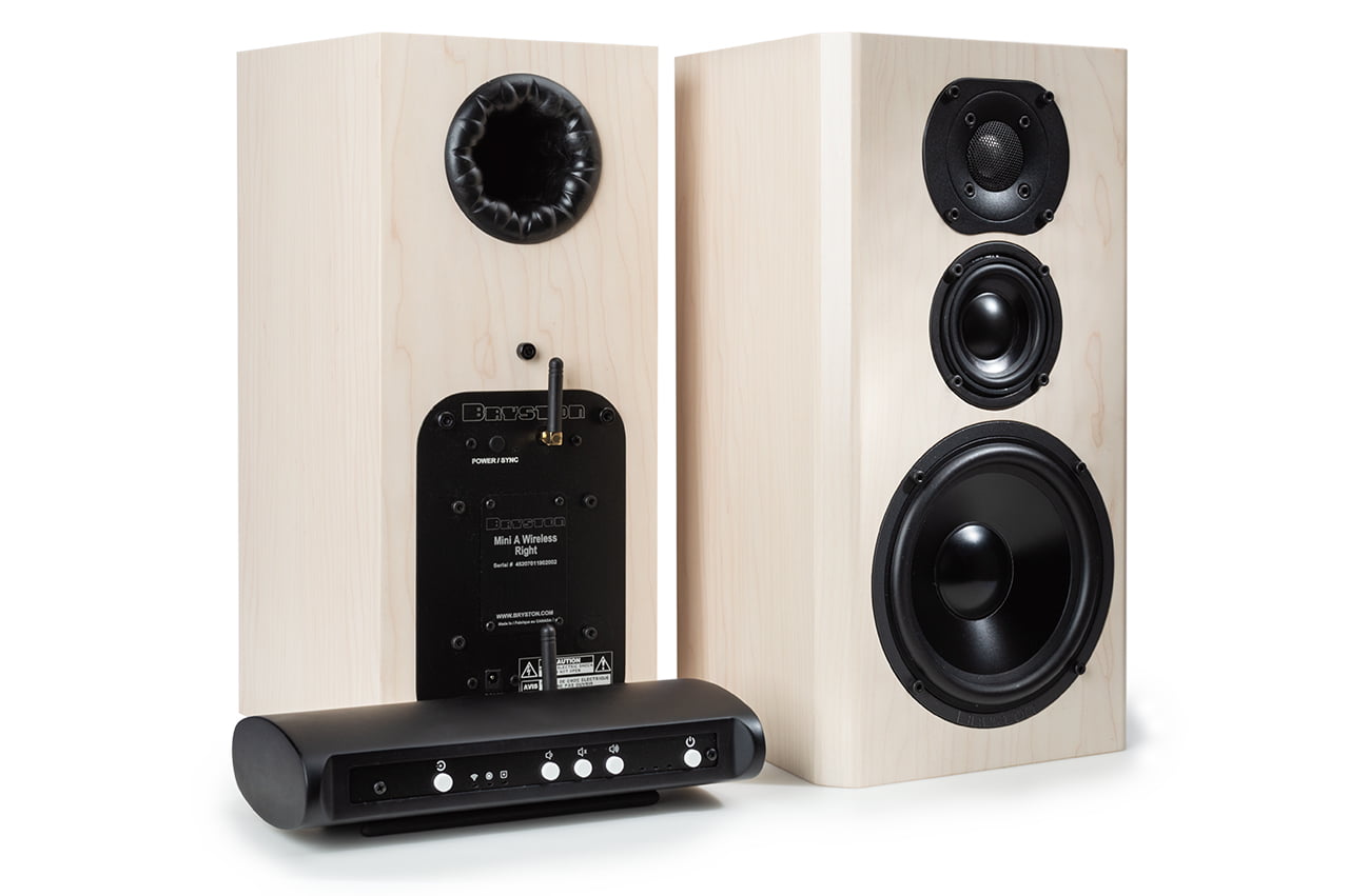 Mini A Wireless Pair Maple with Transmitter-alpha
